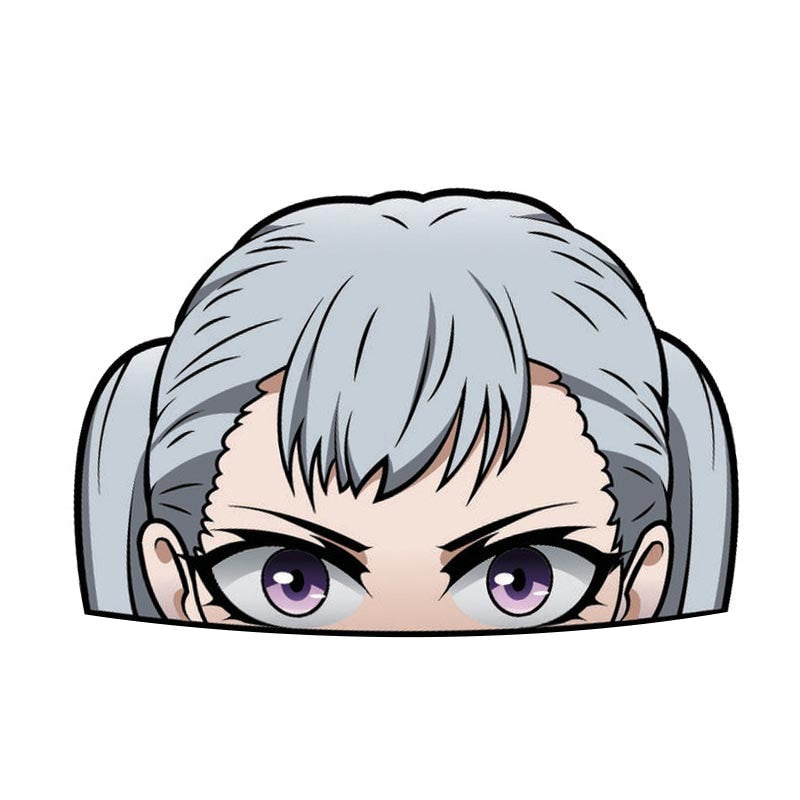 Black Clover 'Noelle Silva' Vinyl Car Peeker Sticker