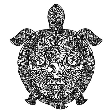 Tribal Turtle Sea 'Tribal Maori Polynesian' Vinyl Car Sticker