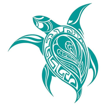 Tribal Turtle Sea 'Turtle Tribal Reptile' Vinyl Car Sticker