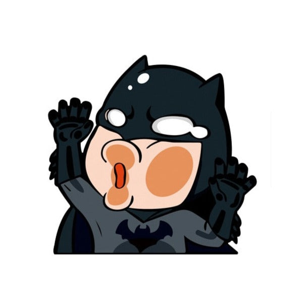 Batman 'Pressed Face' Vinyl Car Sticker