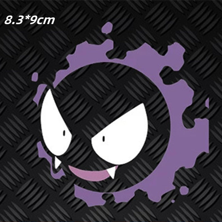 Pokemon 'Gastly | Light Purple Gas And Fangs' Vinyl Car Sticker