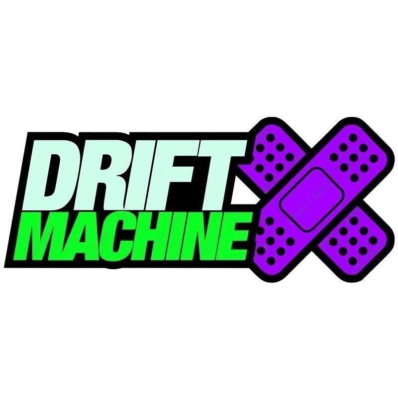 Drift Machine 'Colored Band-aids' Vinyl Car Sticker