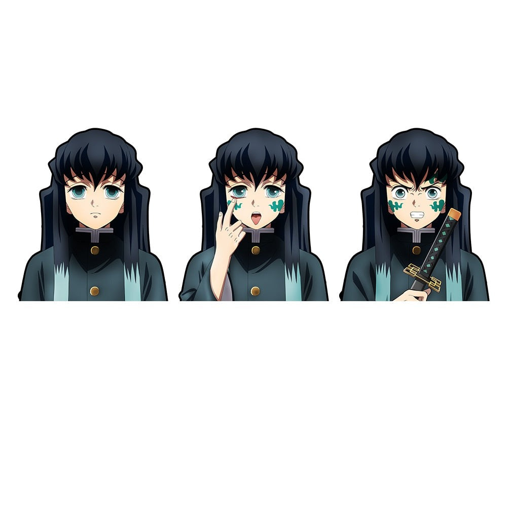 Demon Slayer 'Muichiro Tokito' Vinyl Car 3D Motion Sticker
