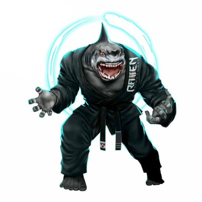 Jiu Jitsu 'Strong Shark' Vinyl Car Sticker