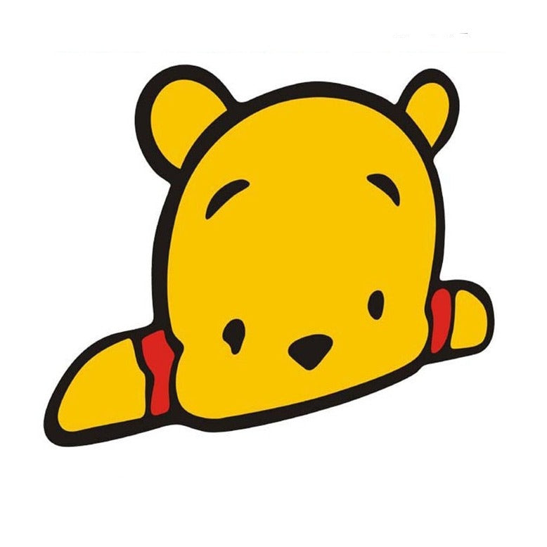 Winnie the Pooh 'Pooh | Looking' Vinyl Car Peeker Sticker