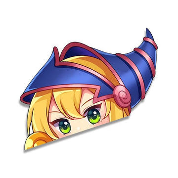 Yu-Gi-Oh! 'Dark Magician Girl' Vinyl Car Peeker Sticker