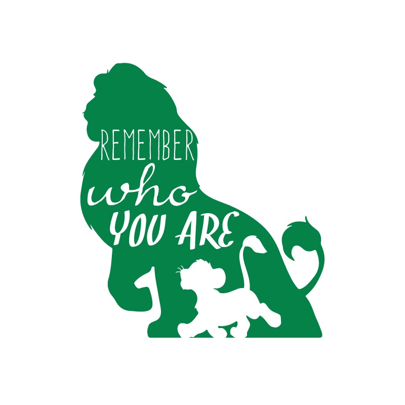 The Lion King 'Simba | Remember Who You Are' Vinyl Car Sticker