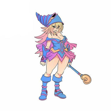 Yu-Gi-Oh! 'Black Magician Girl | Waiting' Vinyl Car Sticker