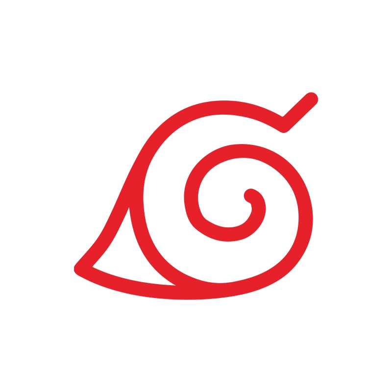 Naruto 'Hidden Leaf Village Symbol' Vinyl Car Sticker