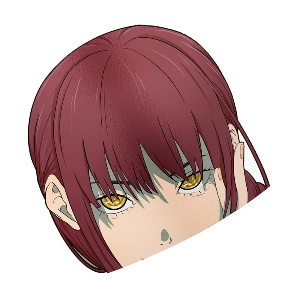 Chainsaw Man 'Makima | Serious' Vinyl Car Peeker Sticker