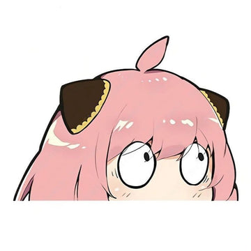 Spy × Family 'Anya Forger | Looking Up' Vinyl Car Peeker Sticker