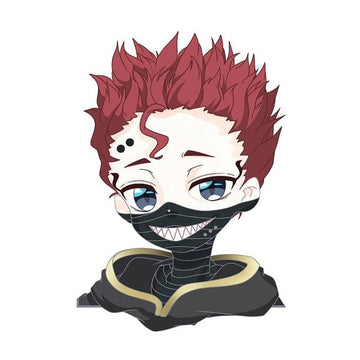 Black Clover 'Young Zora Ideale | Happy' Vinyl Car Peeker Sticker