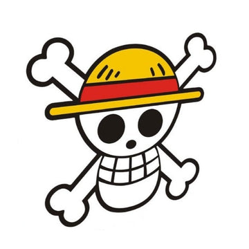 One Piece 'Straw Hat Pirate Skull' Vinyl Car Sticker