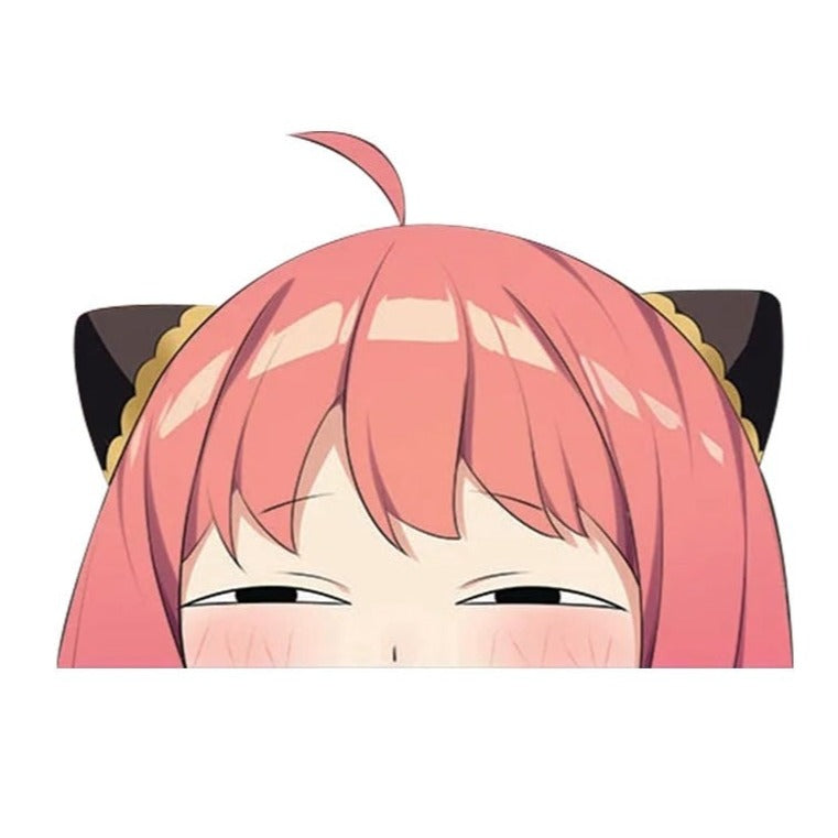 Spy × Family 'Anya Forger | Sleepy Eyes' Vinyl Car Peeker Sticker