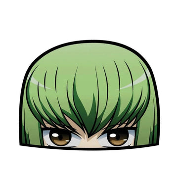 Code Geass 'C.C. | Staring' Vinyl Car Peeker Sticker