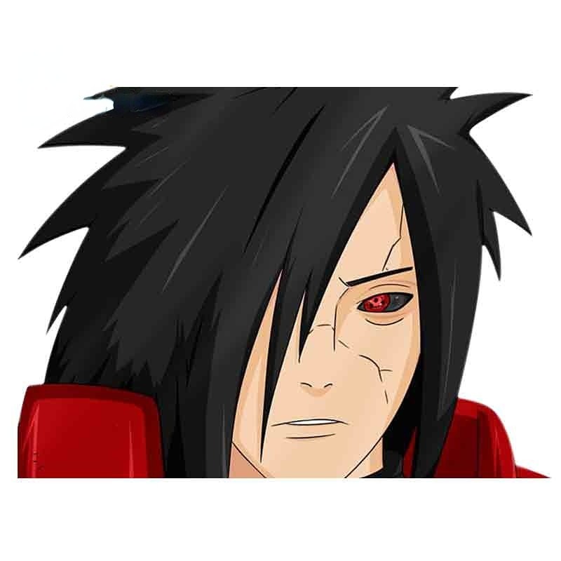 Naruto 'Madara Uchiha | Triple Tomoe Sharingan Left Eye | 2.0' Vinyl Car Peeker Sticker