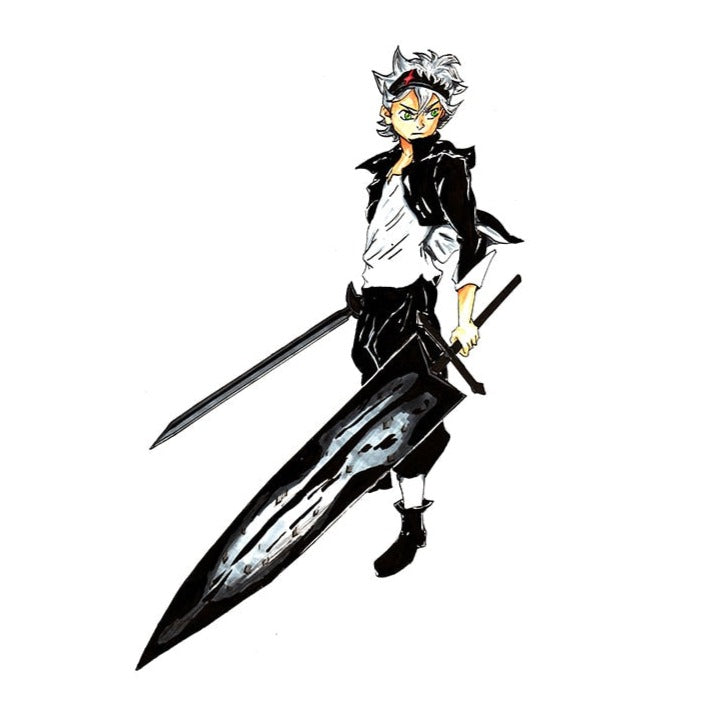 Black Clover 'Asta | Holding Swords' Vinyl Car Sticker