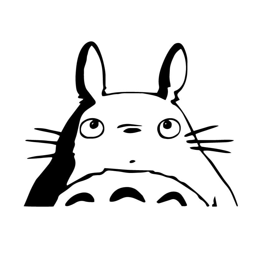 My Neighbor Totoro 'Totoro | Tired' Vinyl Car Peeker Sticker