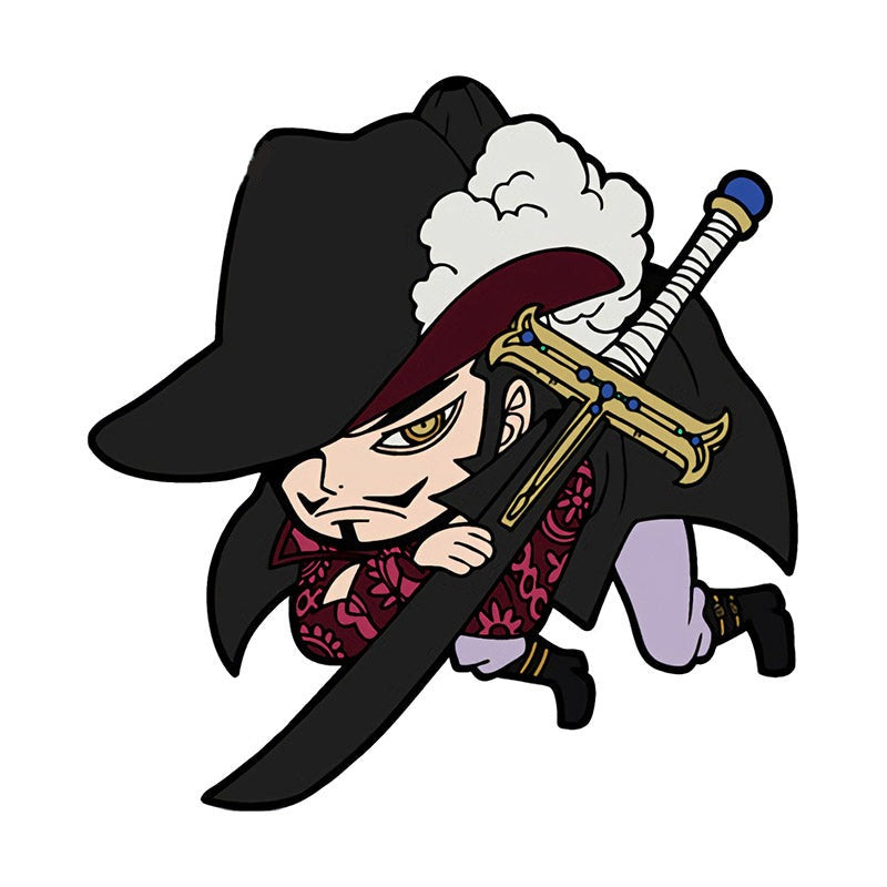 One Piece 'Hanging Dracule Mihawk | Yoru Sword' Vinyl Car Sticker