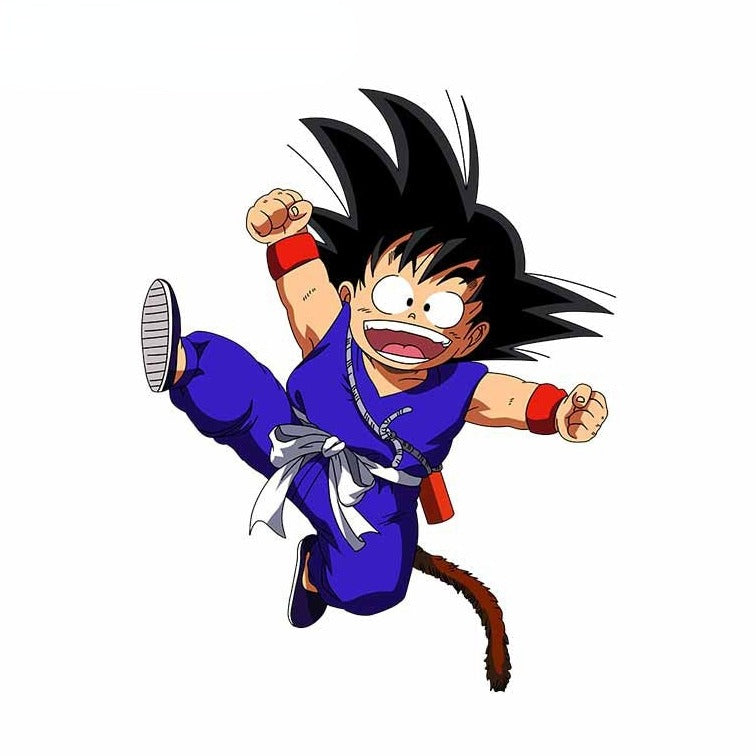 Dragon Ball Z 'Young Goku | Happy' Vinyl Car Sticker
