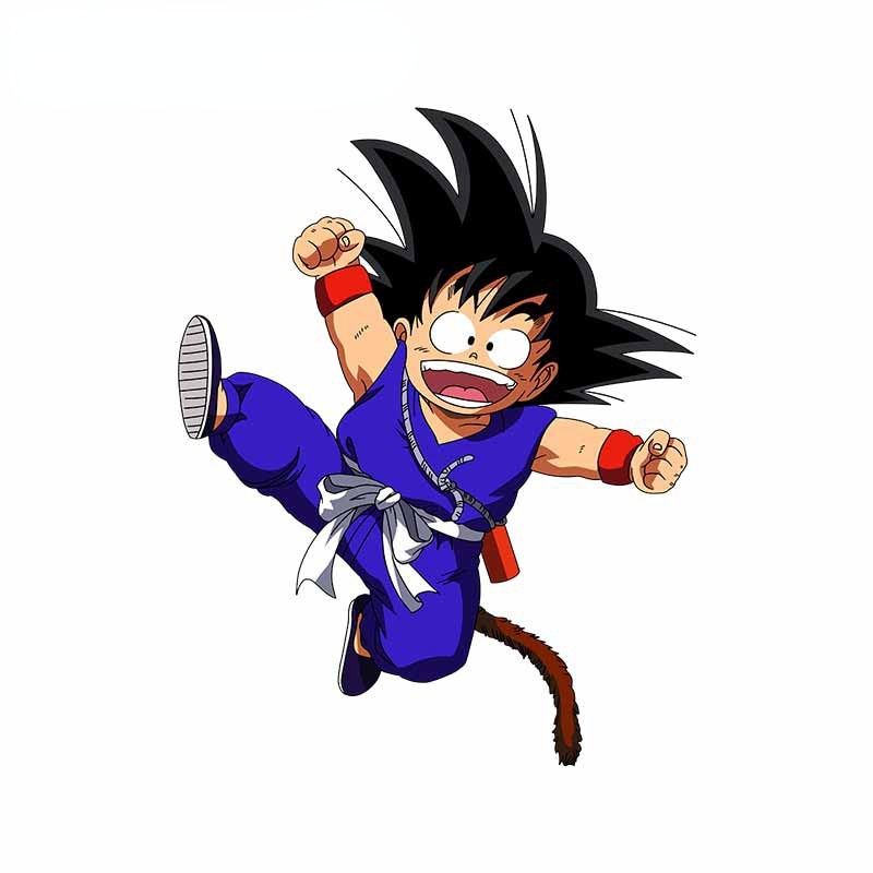 Dragon Ball Z 'Young Goku | Happy' Vinyl Car Sticker