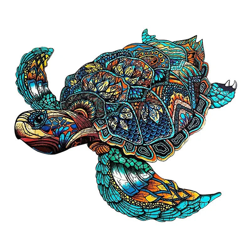 Amazing Tribal Turtle 'Unique Design | Resolute Turtle' Vinyl Car Sticker