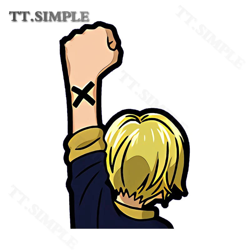 One Piece 'Vinsmoke | Raised Left Fist 1.0' Vinyl Car Sticker