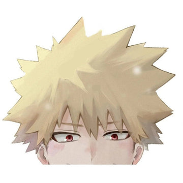 My Hero Academia 'Katsuki Bakugo | Looking Down' Vinyl Car Peeker Sticker