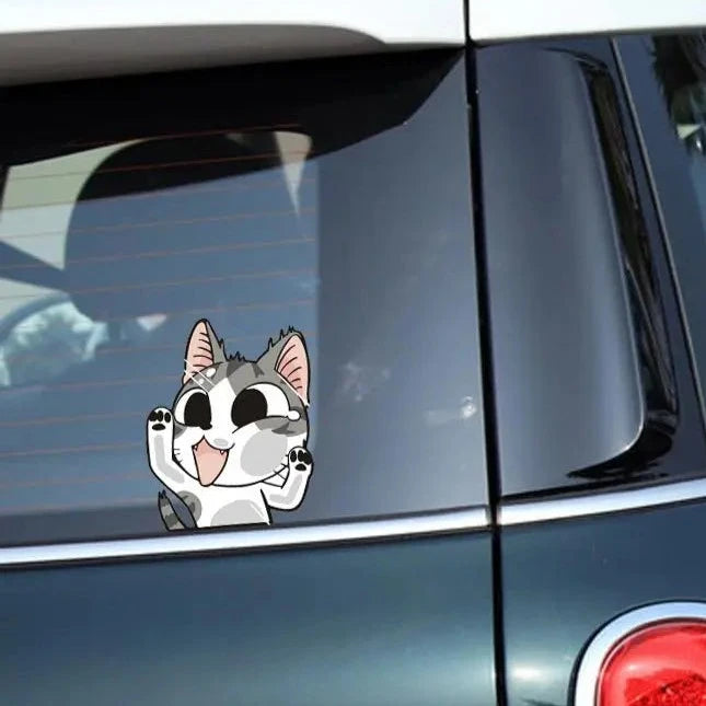 Chi's Sweet Home 'Chi Yamada | Pressed Face' Vinyl Car Peeker Sticker