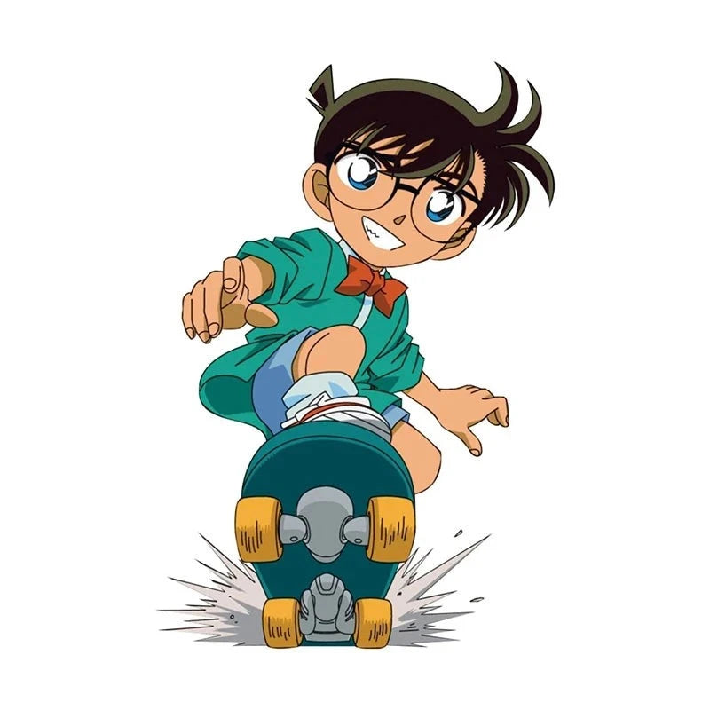Detective Conan 'Shinichi Kudo | Happy Riding' Vinyl Car Sticker