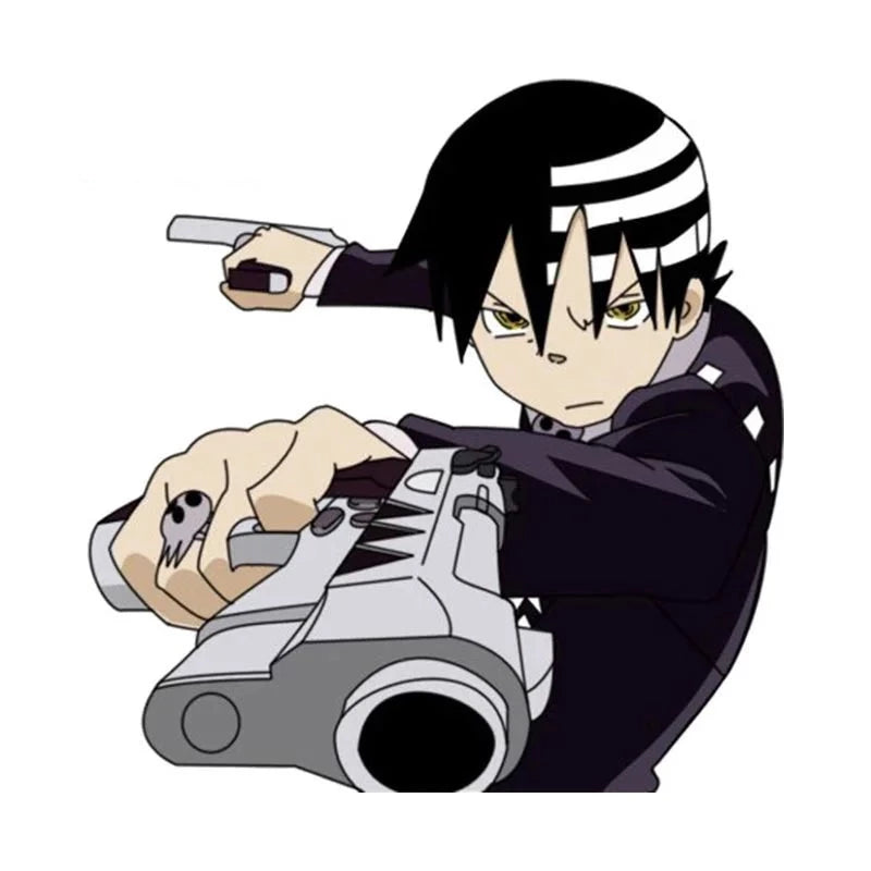 Soul Eater 'Death The Kid | Ready To Fight' Vinyl Car Sticker
