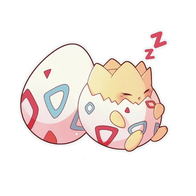 Pokemon 'Togepi | Sleeping' Vinyl Car Sticker