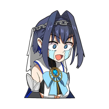 Virtual YouTuber 'Ouro Kronii | Crying' Vinyl Car Sticker
