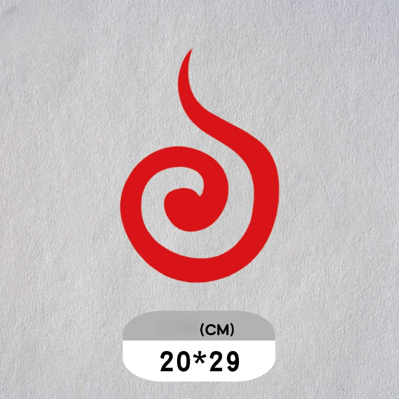 Naruto 'Fire Symbol' Vinyl Car Sticker