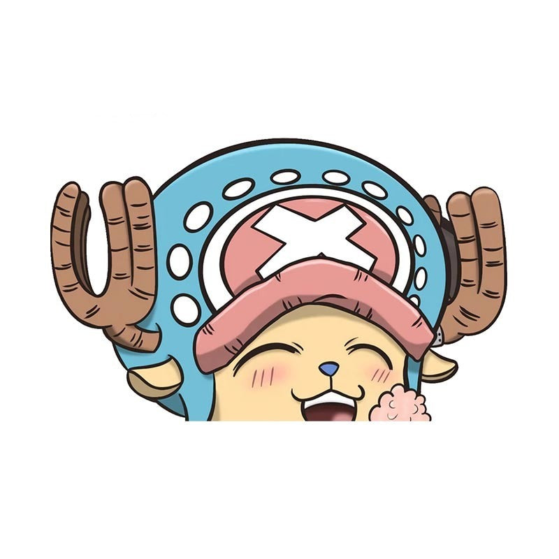 One Piece 'Tony Tony | Laughing' Vinyl Car Peeker Sticker