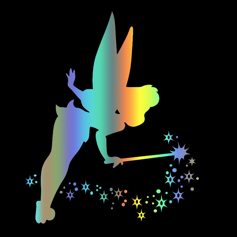Peter Pan 'Tinkerbell | Magic Wand' Vinyl Car Sticker