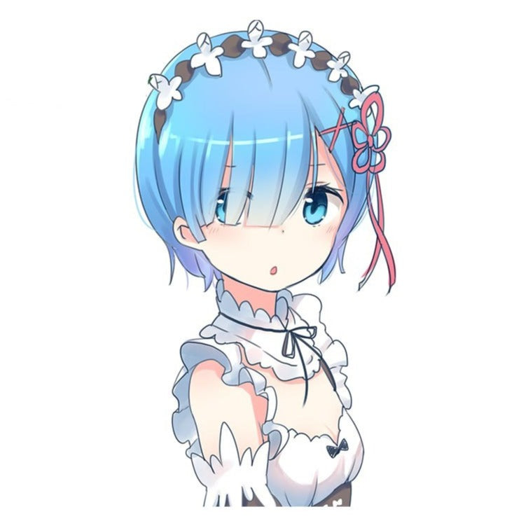 Re:Zero 'Rem | Staring' Vinyl Car Sticker