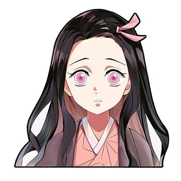 Demon Slayer 'Nezuko | Unhappy' Vinyl Car Sticker