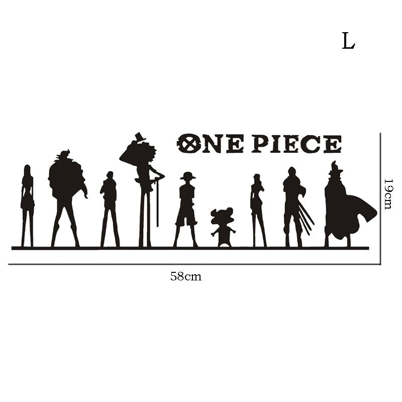 One Piece 'Casts | Standing' Vinyl Car Sticker
