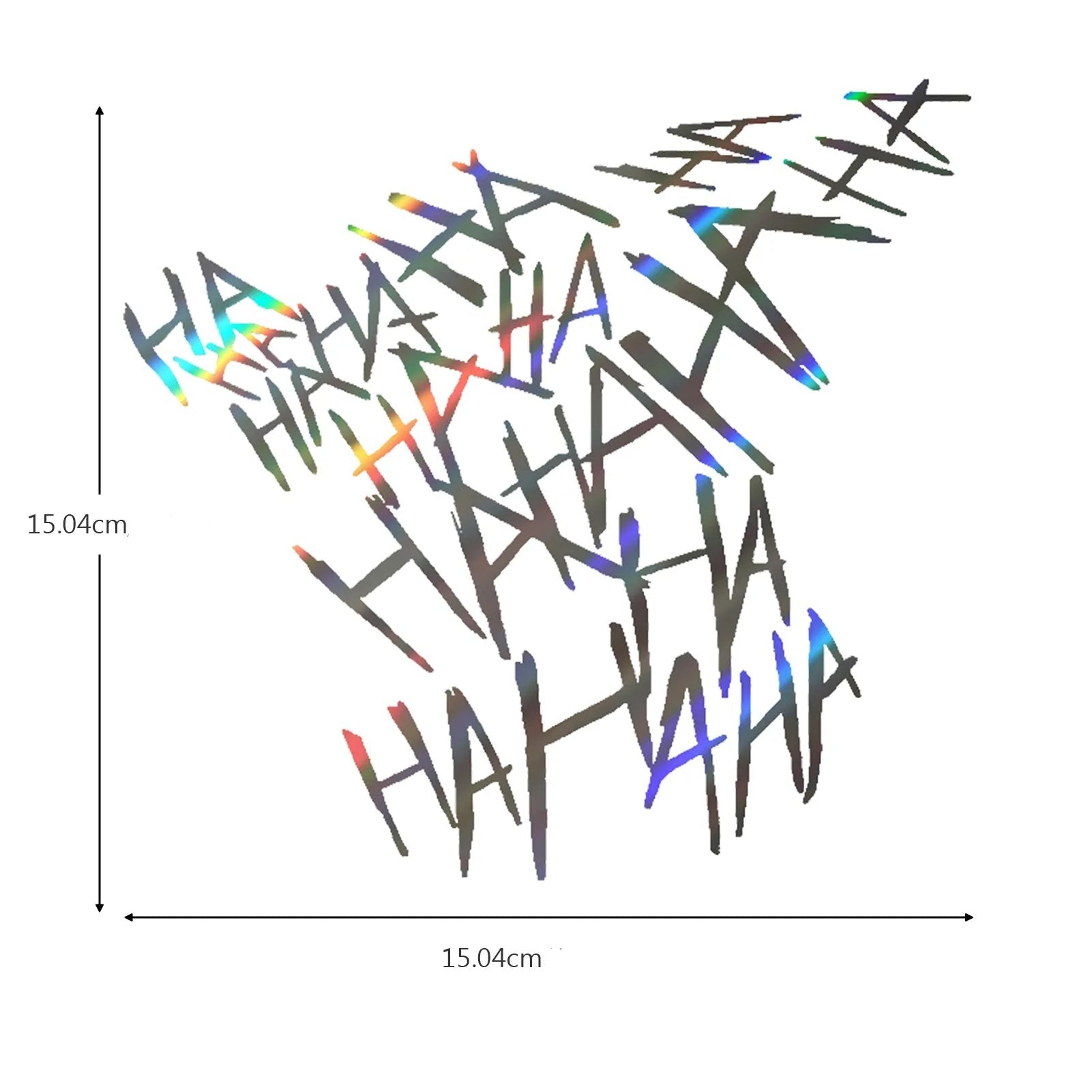 Joker Laugh 'Hahahaha | 1.0' Vinyl Car Sticker