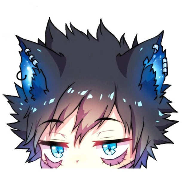 My Hero Academia 'Dabi | Chibi | Villian' Vinyl Car Peeker Sticker