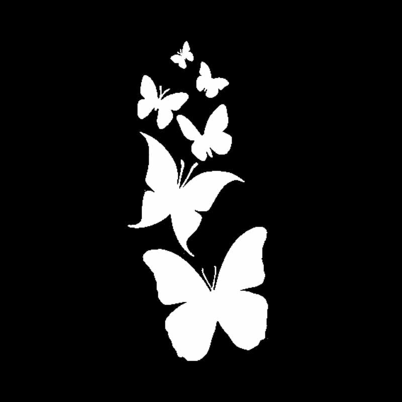 Butterflies 'Flying' Vinyl Car Sticker