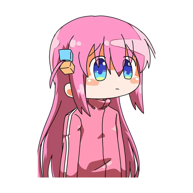 Bocchi the Rock! 'Hitori Gotoh | Lonely' Vinyl Car Peeker Sticker