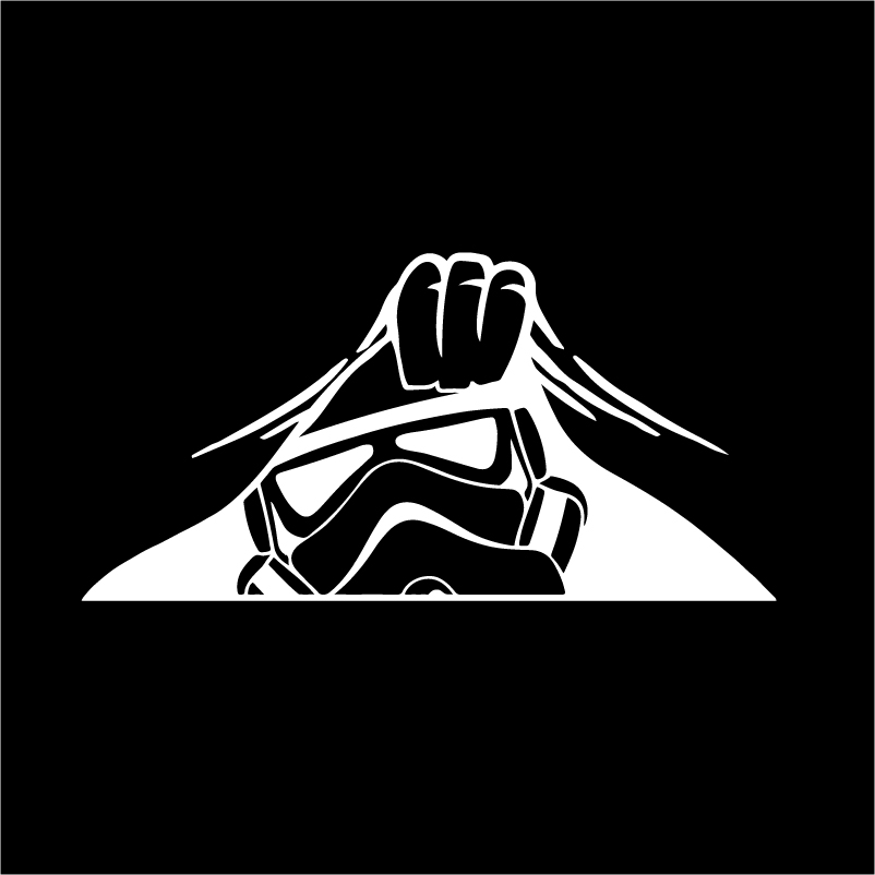 Star Wars 'Stormtrooper | Looking' Vinyl Car Peeker Sticker