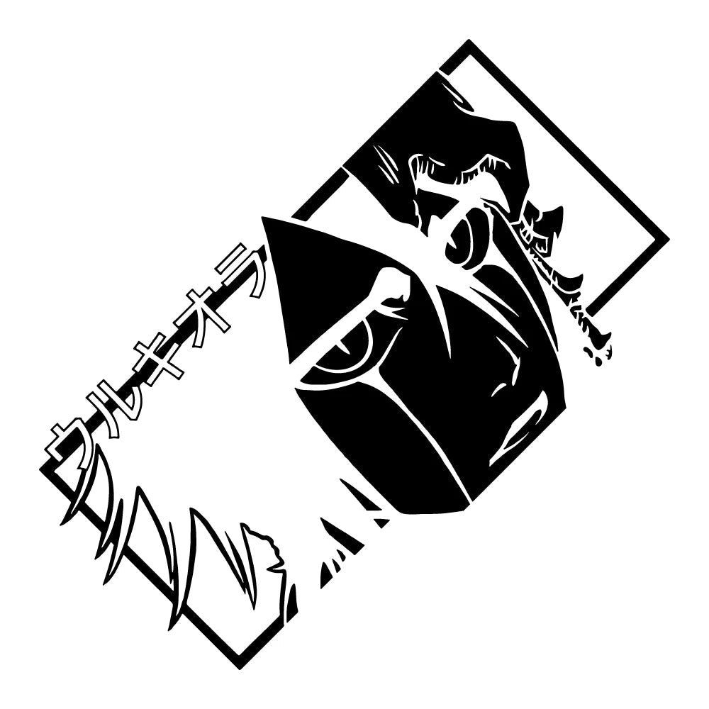 Bleach 'Kisuke Urahara | Angry Hollows' Vinyl Car Sticker