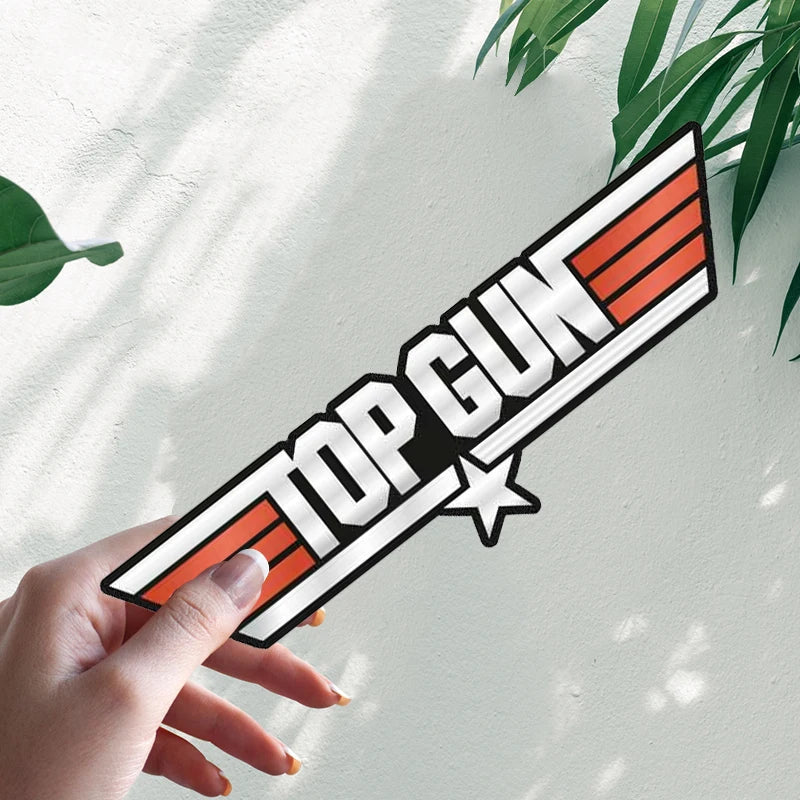 Top Gun 'Logo' Vinyl Car Sticker