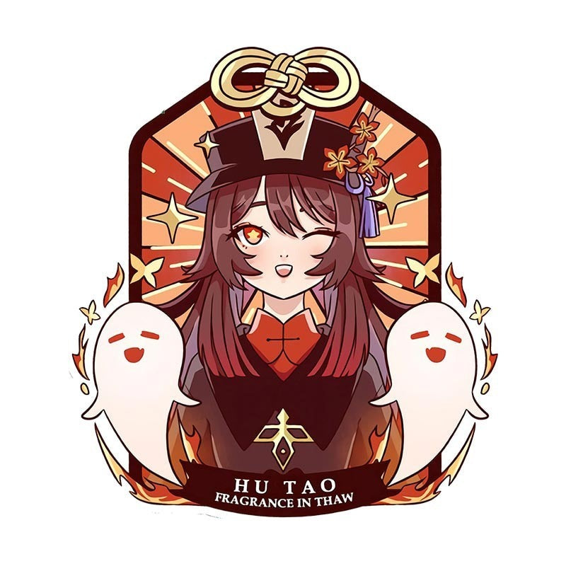 Genshin Impact 'Hu Tao | Fragrance in Thaw' Vinyl Car Sticker
