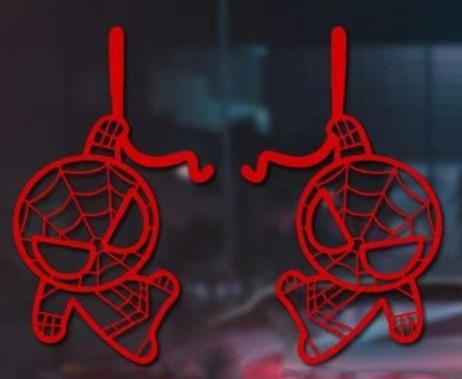 Spider-Man 'Hanging | Set of 2' Vinyl Car Sticker