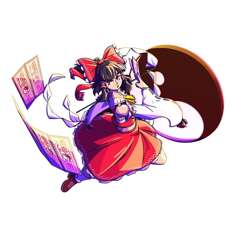 Touhou Project 'Reimu Hakurei' Vinyl Car Sticker