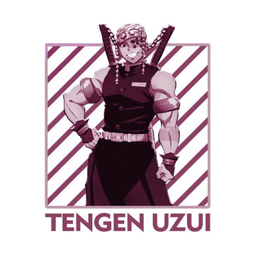 Demon Slayer 'Tengen Uzui | Purple Stripes' Vinyl Car Sticker